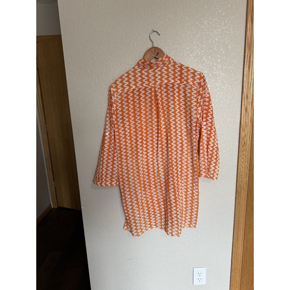 Roberta Roller Rabbit Button Front Tunic Top Medi… - image 4